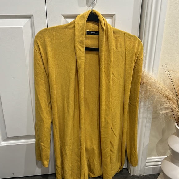 🧡ZARA KNIT Open Cardigan Sweater Belt - Picture 6 of 12